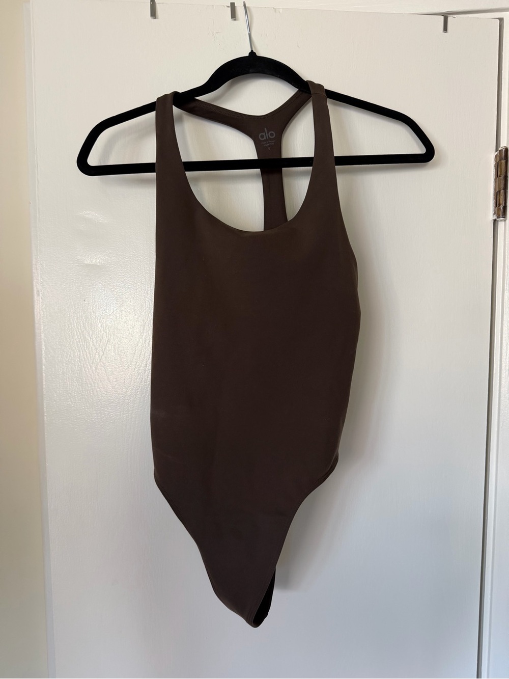 ALO Yoga Brown Racerback Bodysuit - Women's